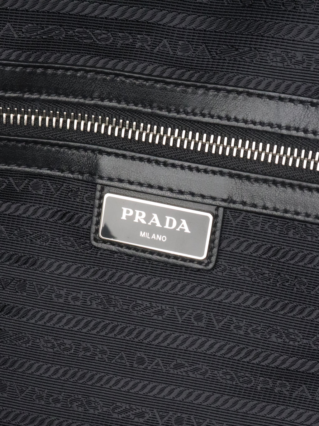 Prada Black Saffiano Travel Bag