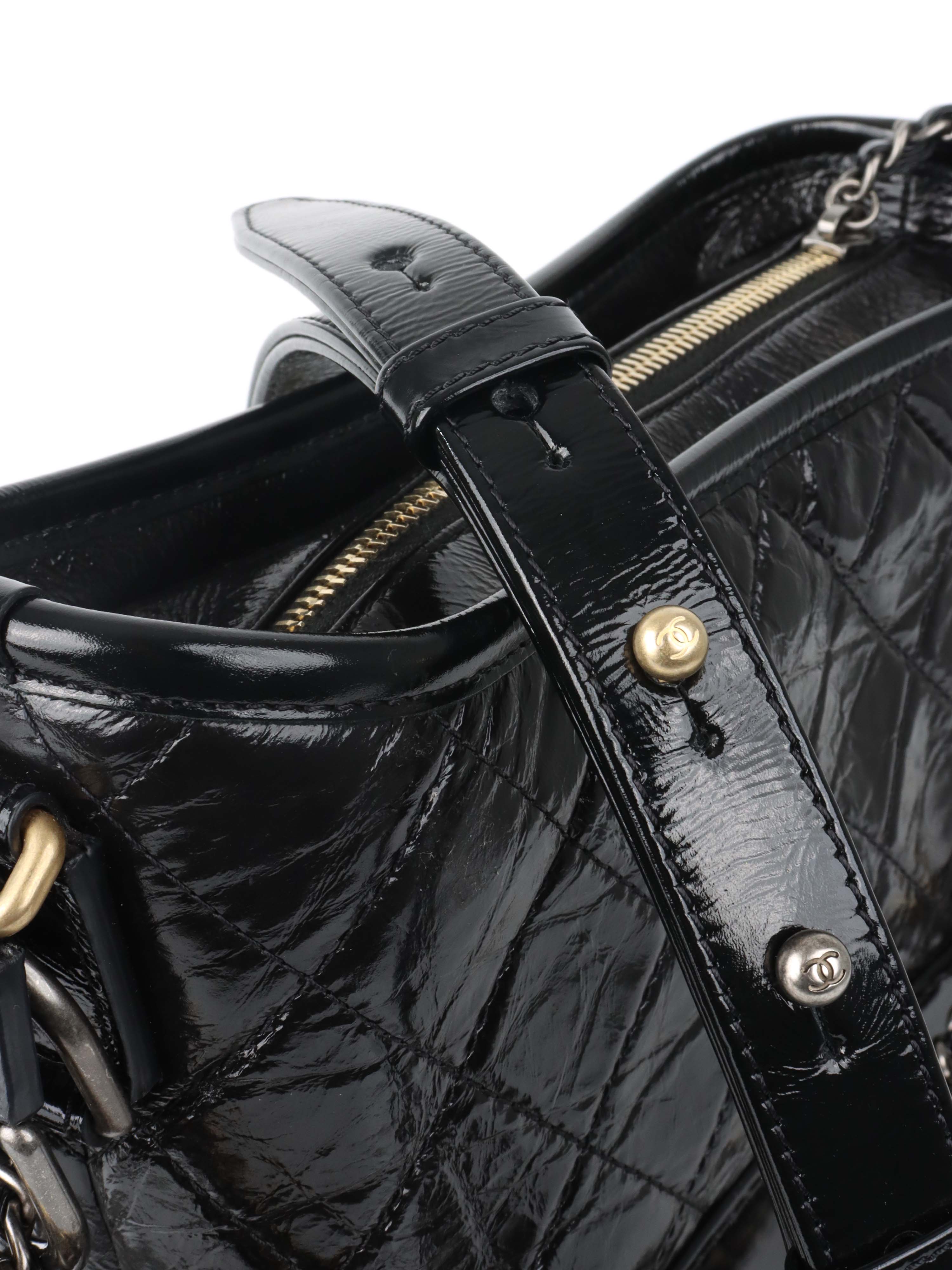 Chanel Black Small Gabrielle GHW.