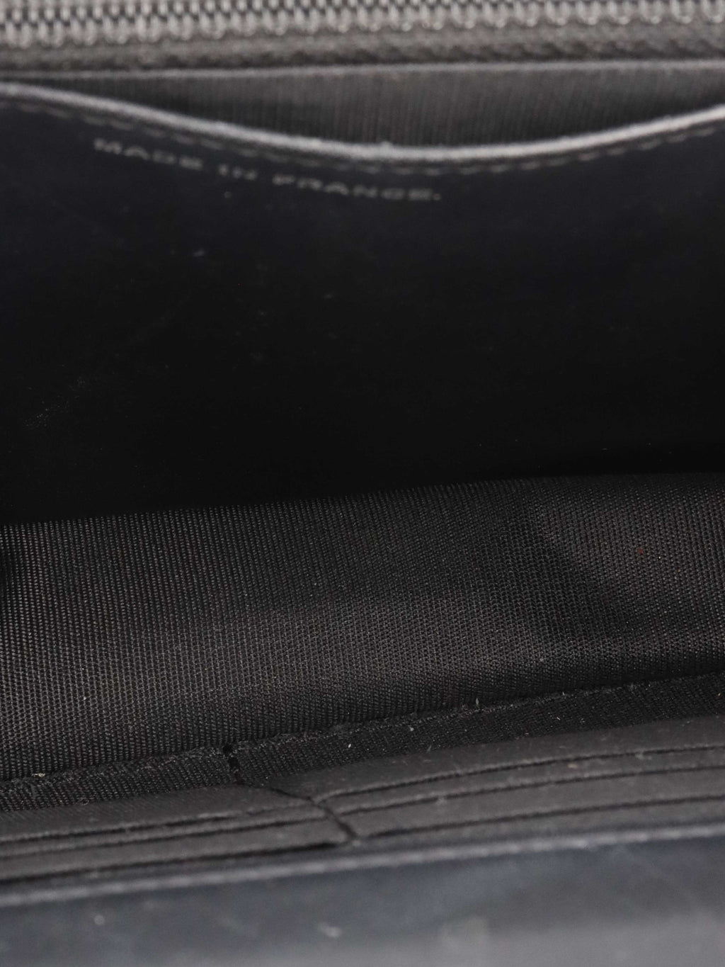 Chanel Black Caviar Wallet on Chain.