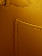 Hermes 9D Jaune Amber Mini Kelly II Epsom GHW