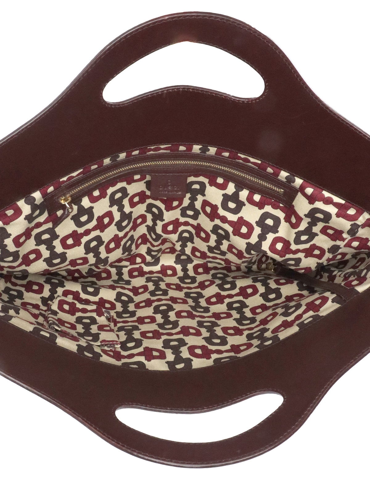 Gucci Vintage Medium Burgundy Guccissima Punch Top Handle Tote