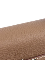 Hermes Etoupe Kelly 28 in Togo leather PHW.