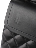 Chanel Black Medium Lambskin Classic Flap SHW.
