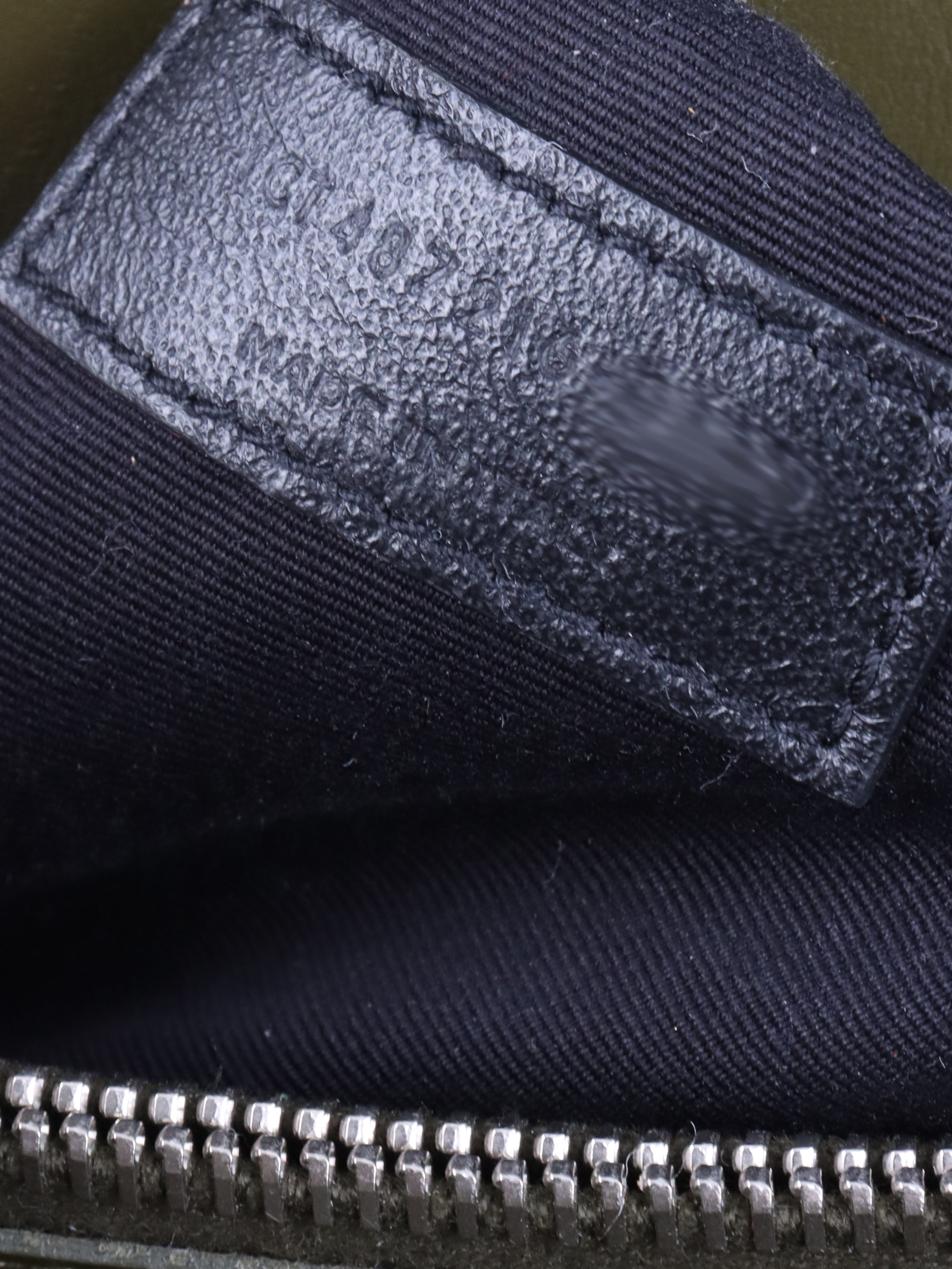 Saint Laurent Khaki Medium Loulou Bag.