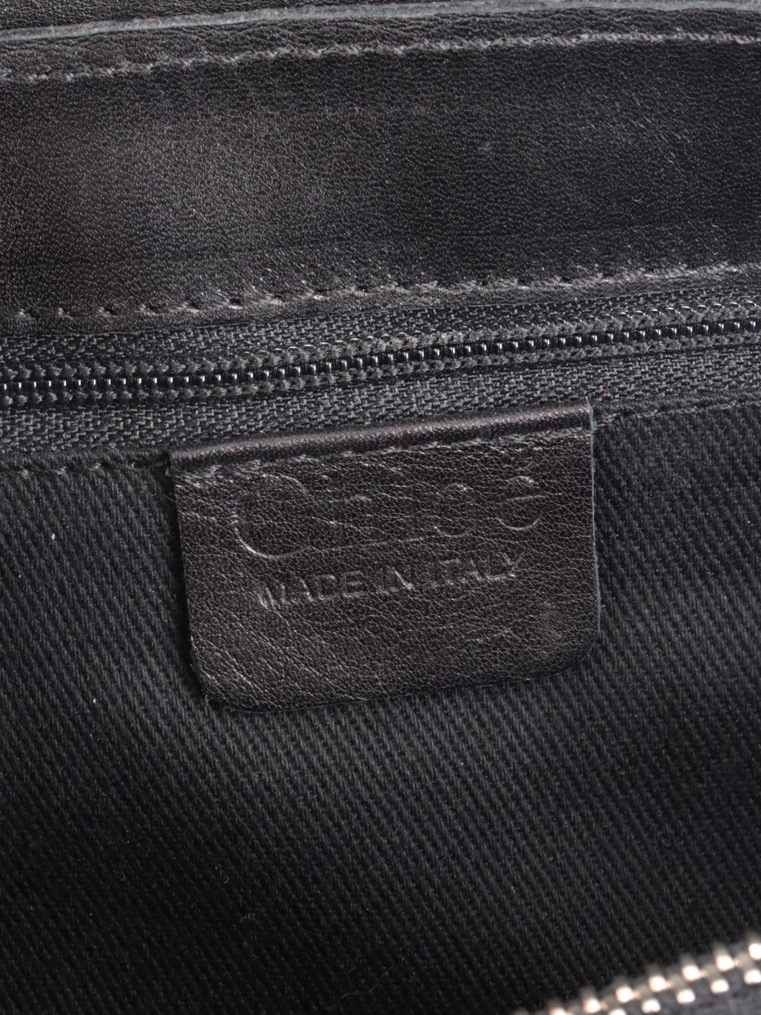 Chloe Black Python Shoulder Bag