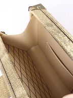 Louis Vuitton Metallic Gold Lizard Petite Malle