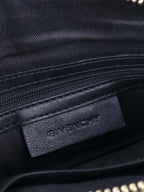 Givenchy Vintage Black Leather Crossbody Bag.