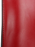 Gucci Red Medium Sylvie Bag.