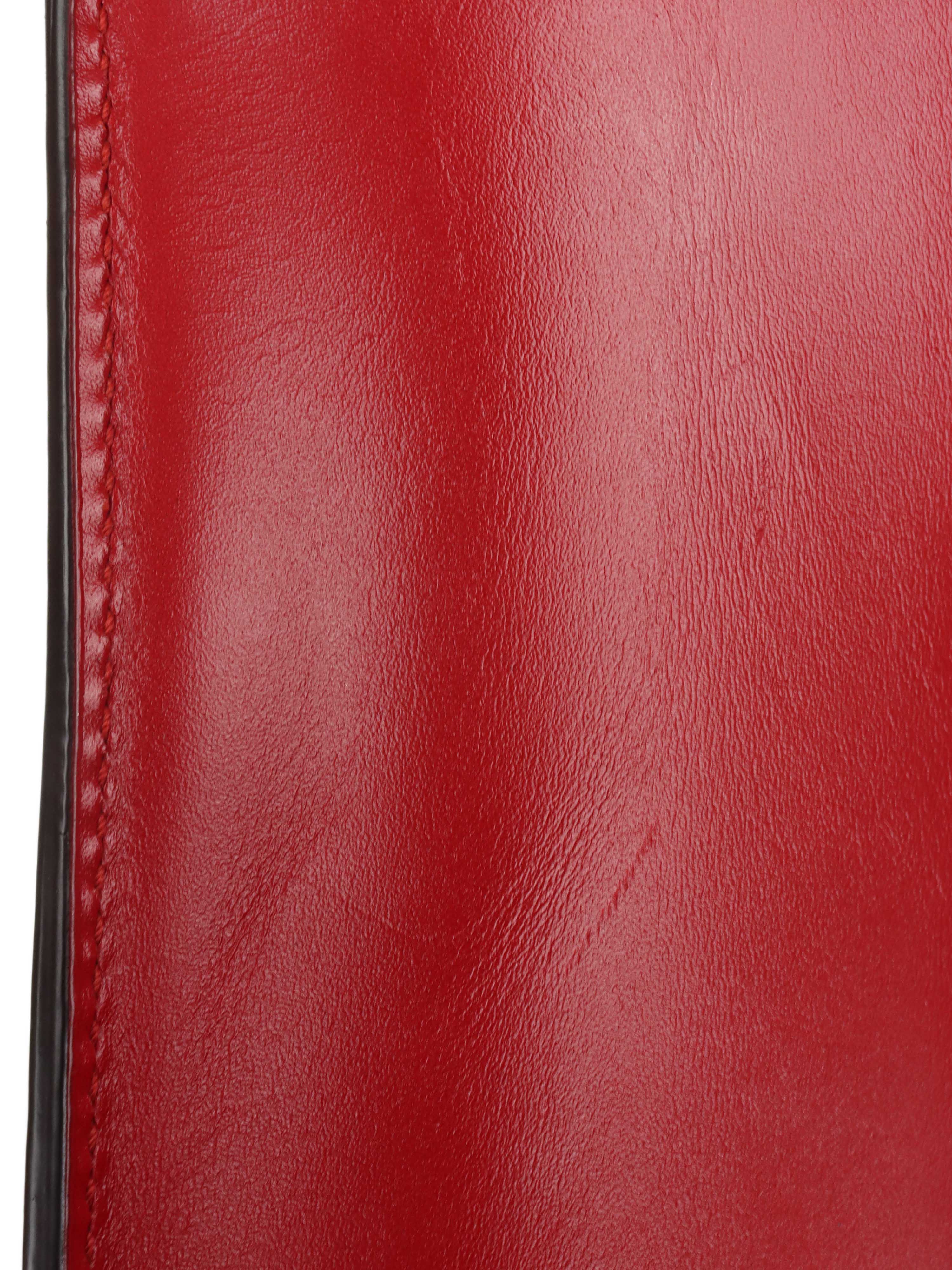 Gucci Red Medium Sylvie Bag.