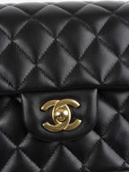 Chanel Small Black Lambskin Classic Flap.