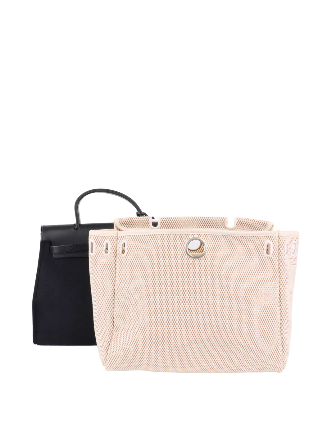 Hermes Vintage Black Herbag Stamp H 2004.
