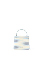Bvlgari Blue and White Serpenti Forever Leather 2way Bag