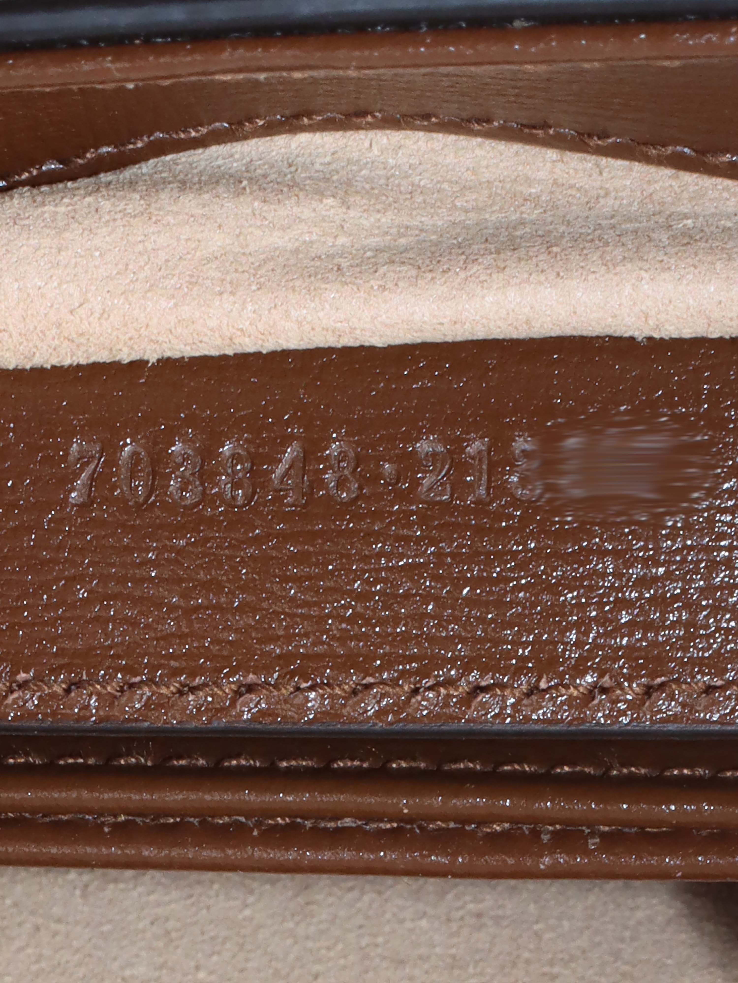 Gucci GG Supreme Horsebit 1955 Top Handle Bag