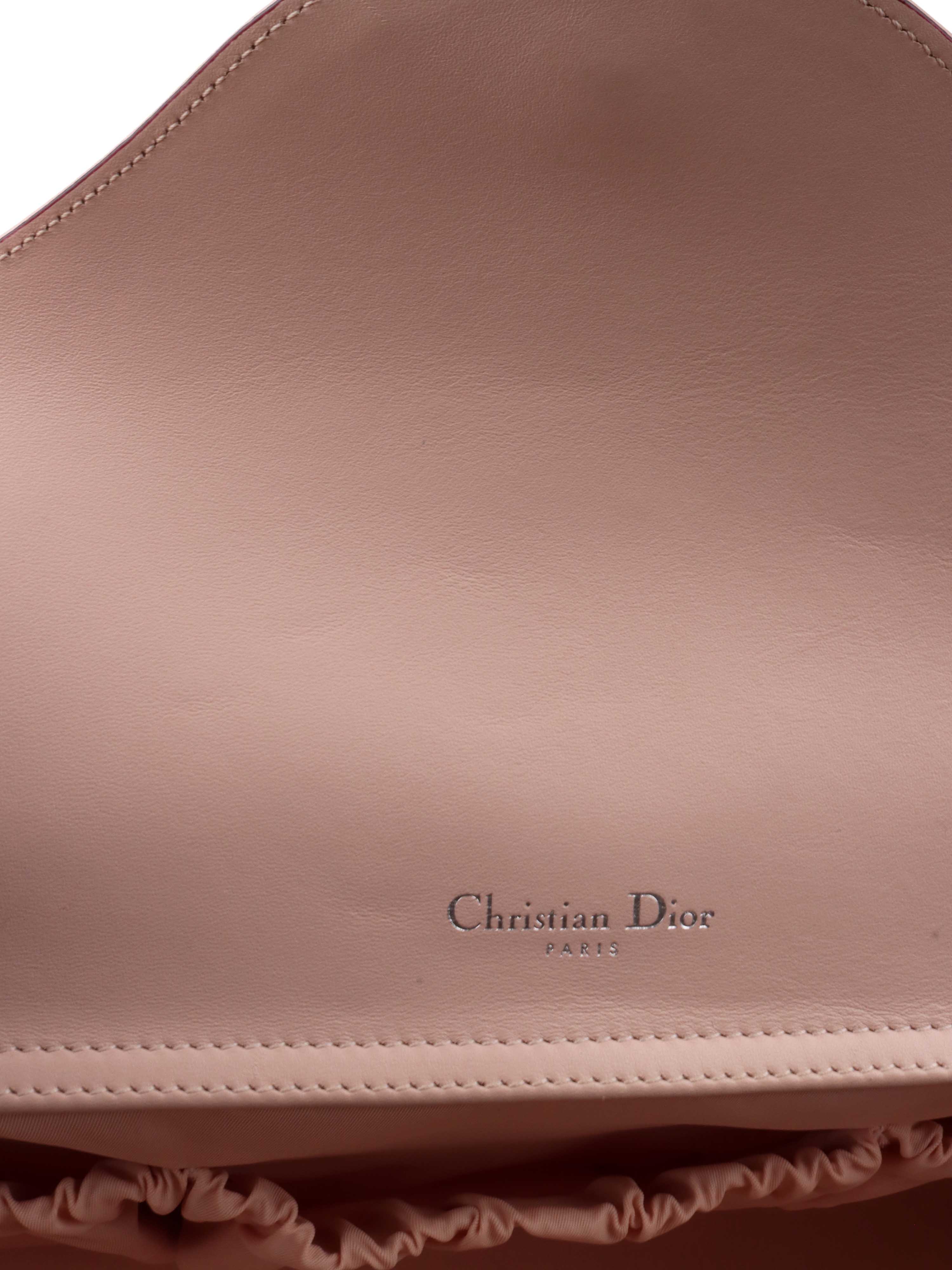 Dior Pink Leather Diaper Tote.