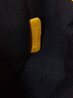 Burberry Yellow Quitled Leather Small Lola Bag.