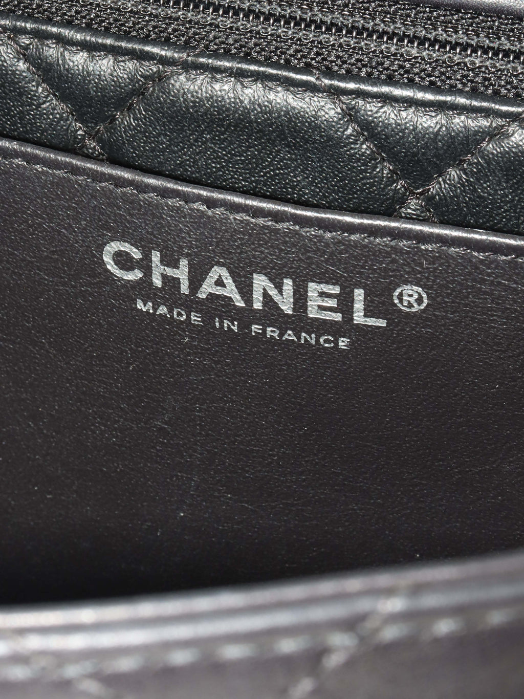 Chanel Black Lambskin 2016 Two - Way Bag SHW.
