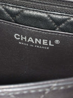 Chanel Black Lambskin 2016 Two - Way Bag SHW.