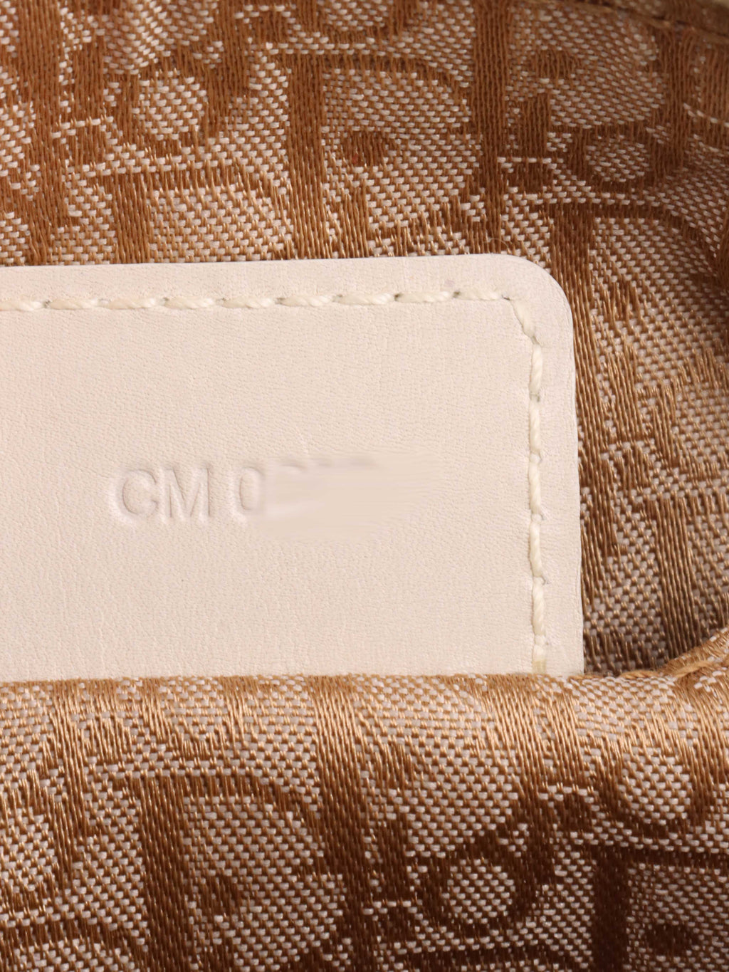 Dior White Leather Shoulder Bag.