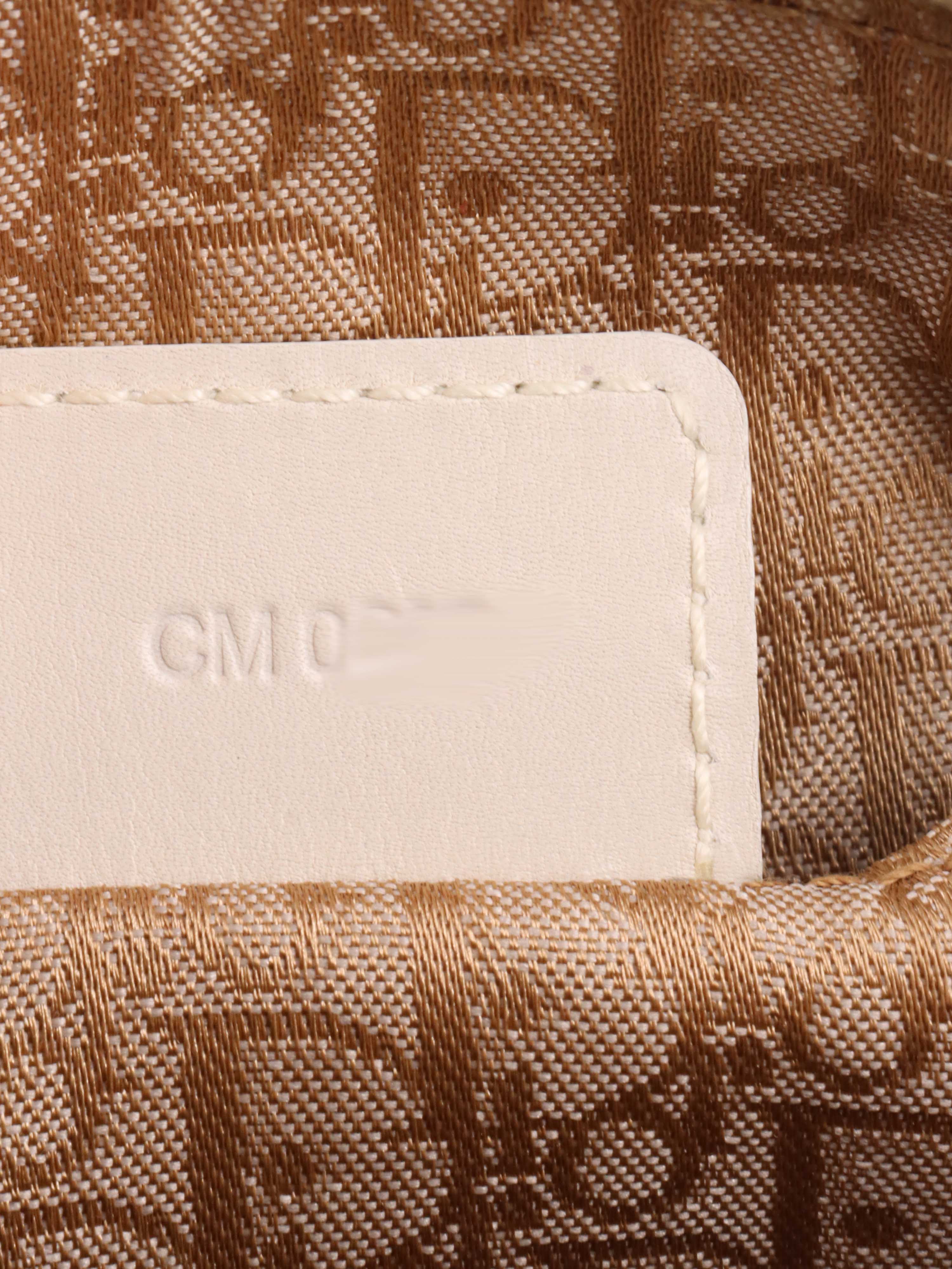 Dior White Leather Shoulder Bag.