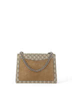Gucci Ebony Medium GG Supreme Dionysus Shoulder Bag