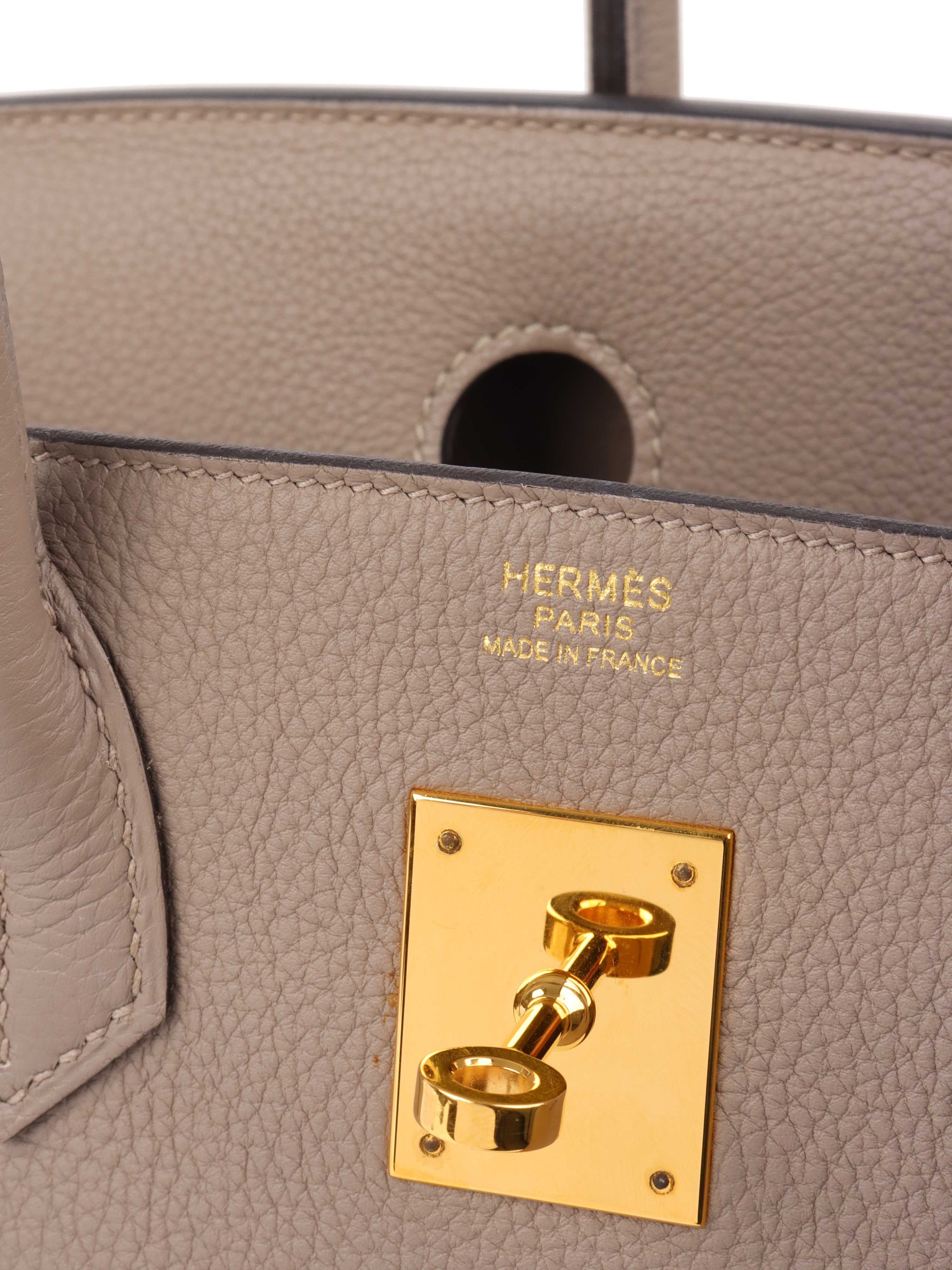 Hermes Birkin 30 Togo Gris Asphalt GHW.