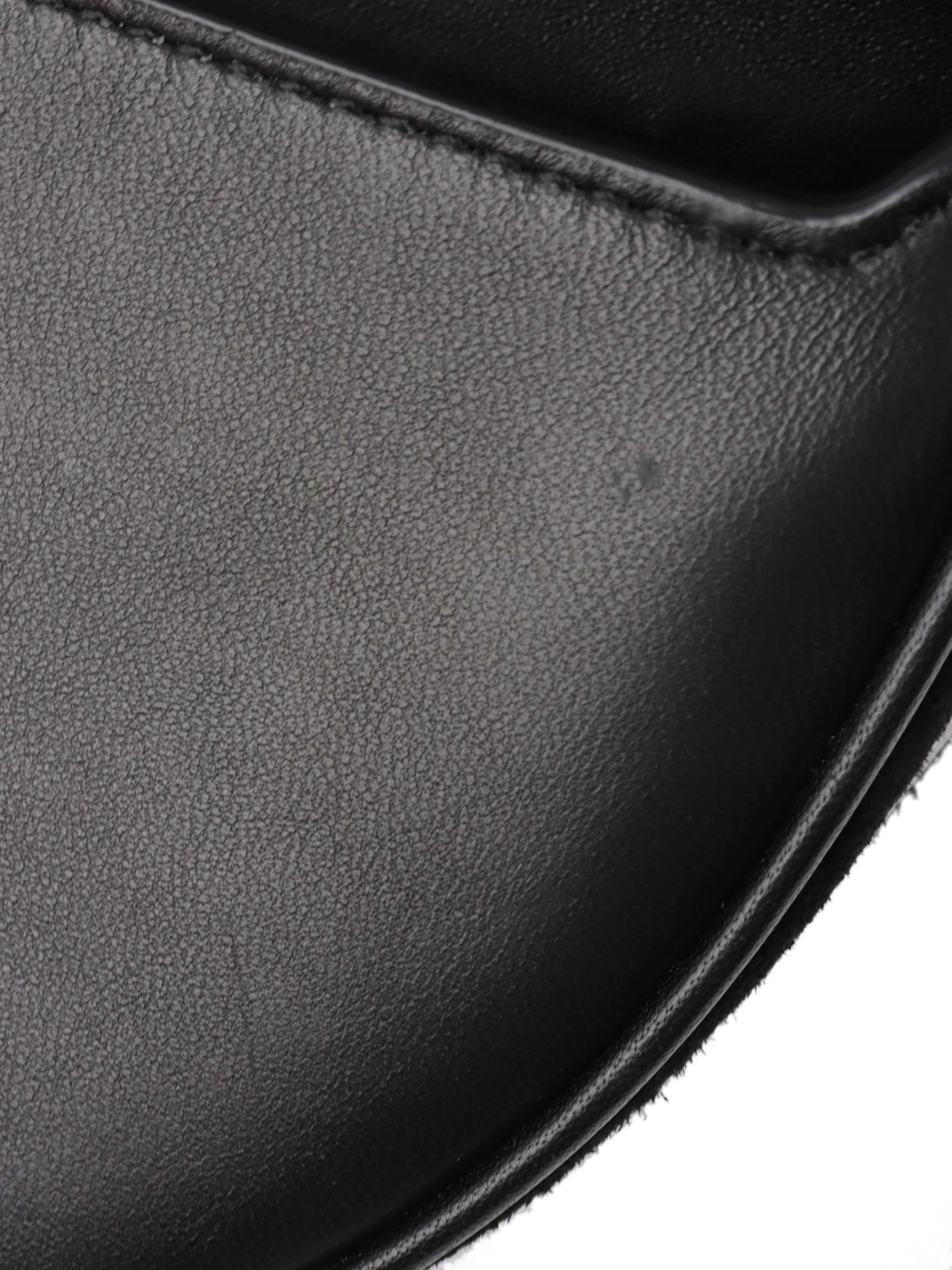 Burberry Small Black Quilted Olympia Shoulder Bag.