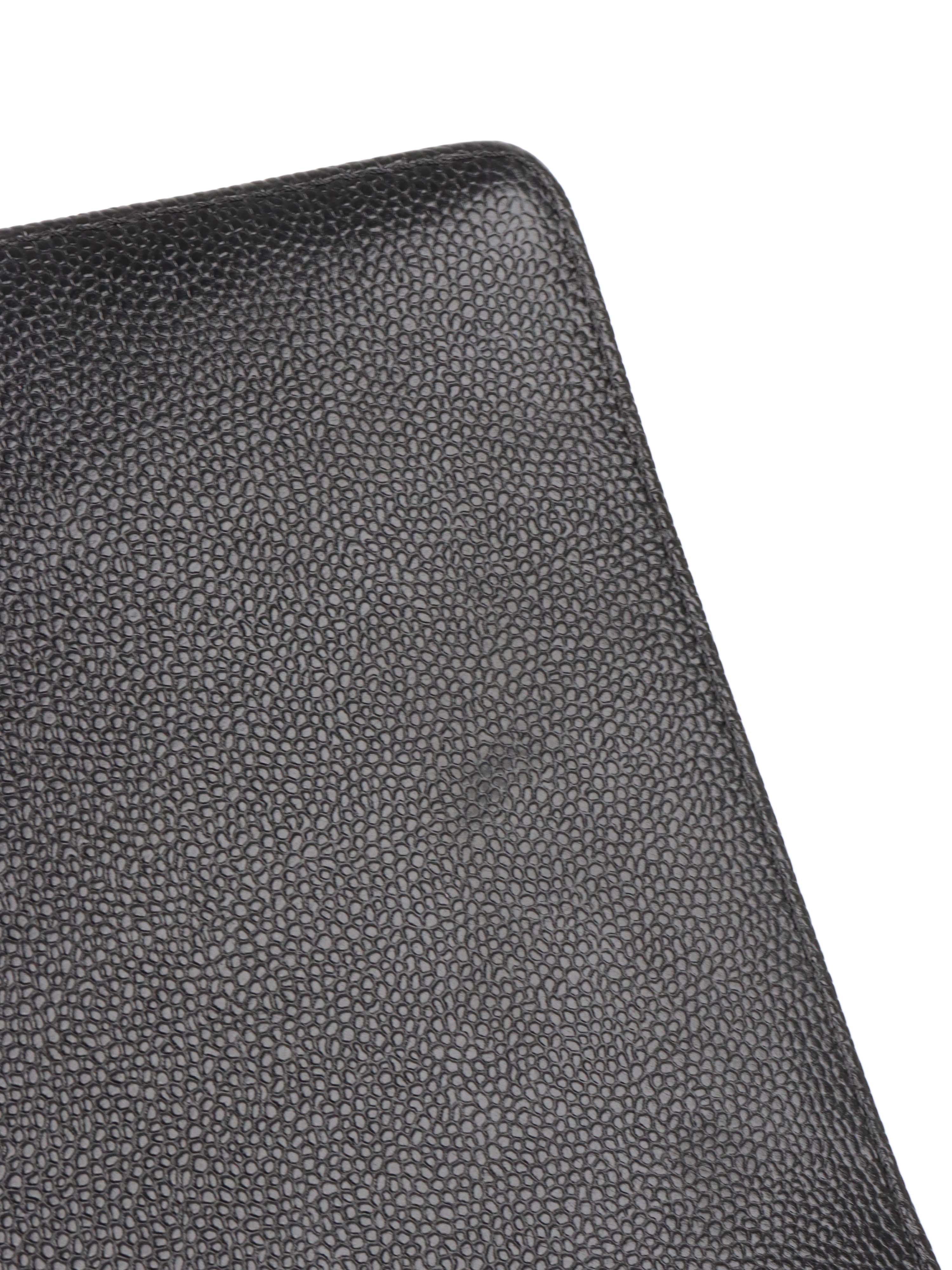 Chanel Black Chevron Caviar Medium Boy Bag.