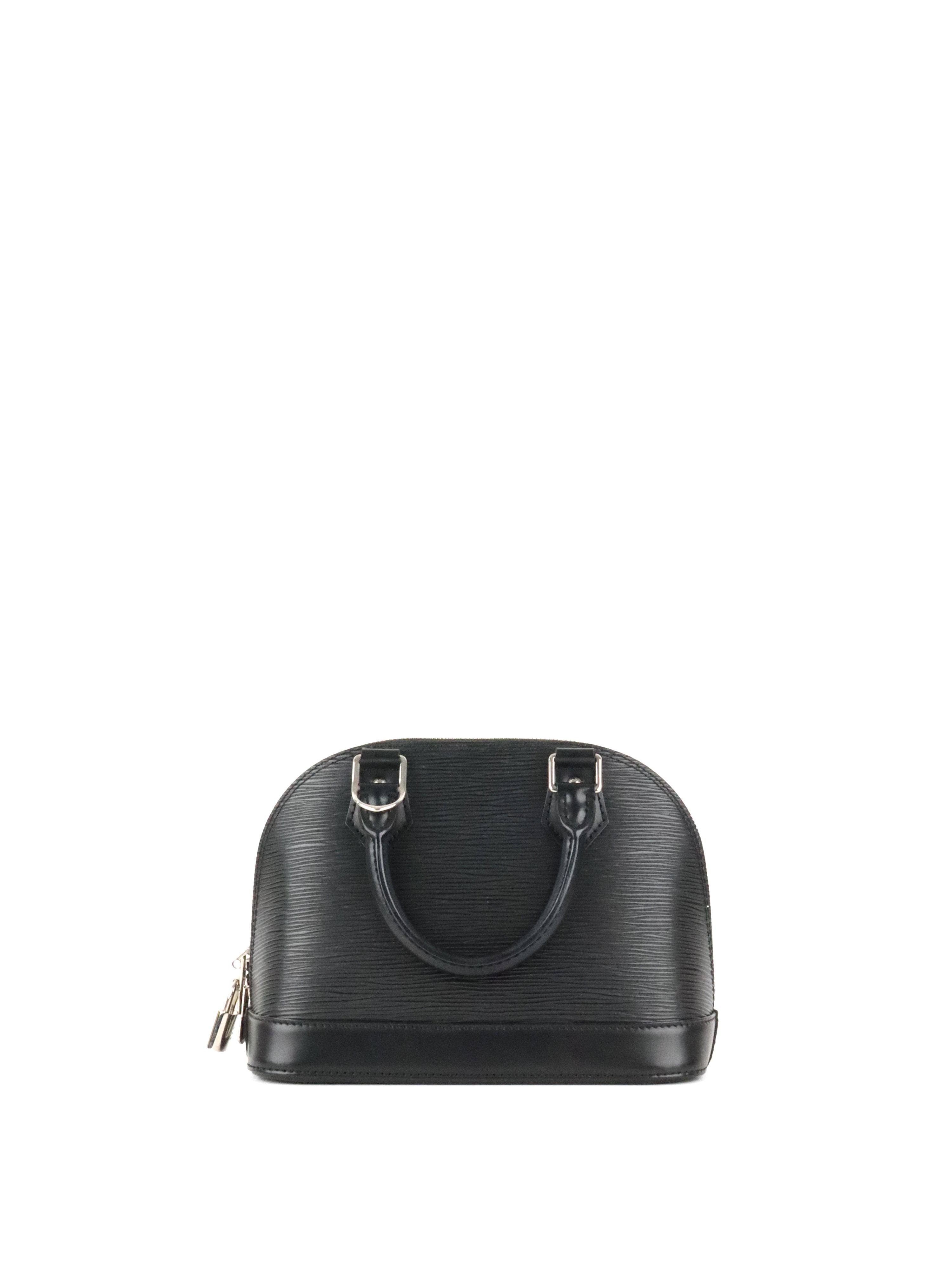 Louis Vuitton Black Epi Alma BB SHW