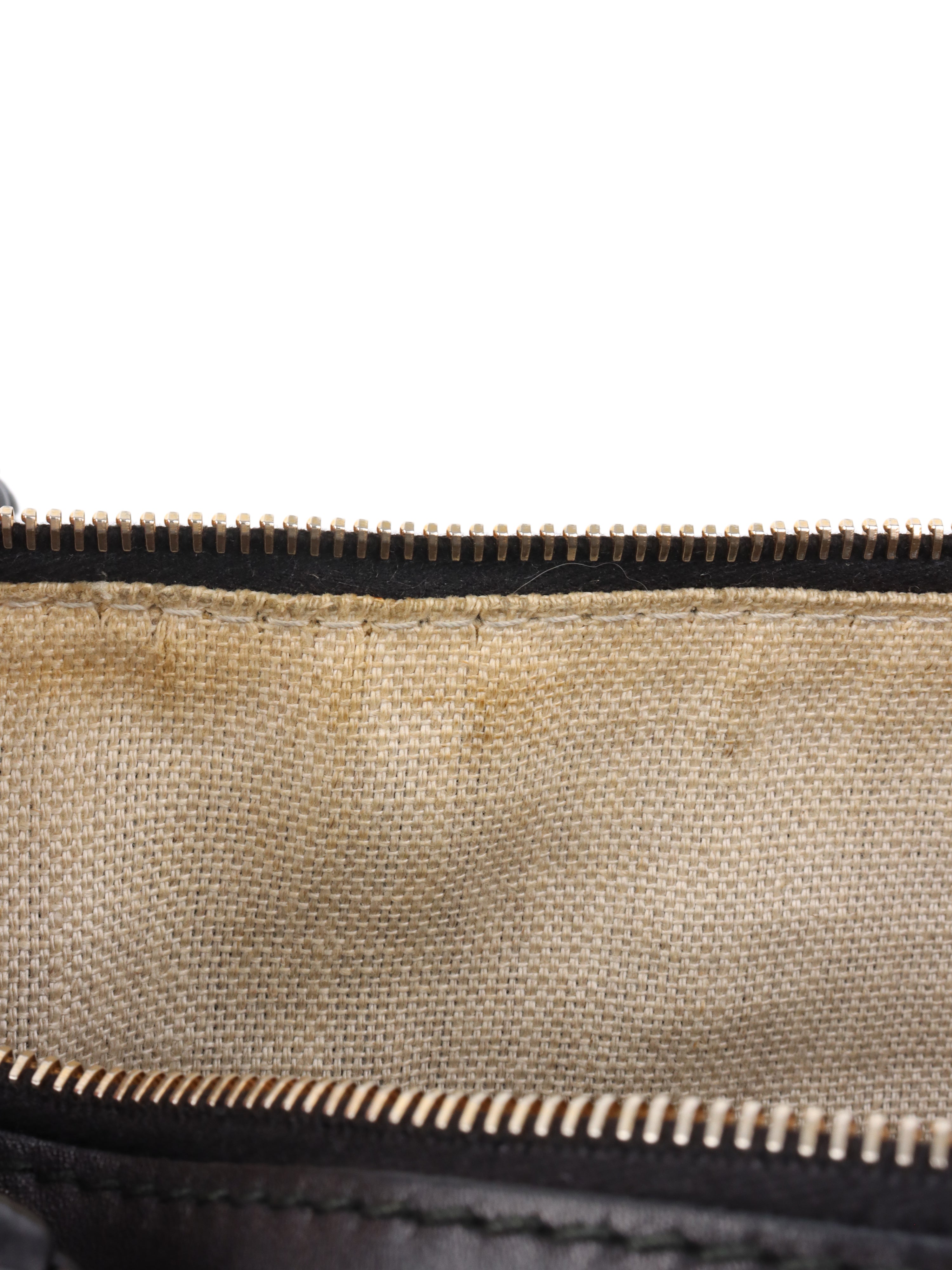 Gucci Black Leather Tote.