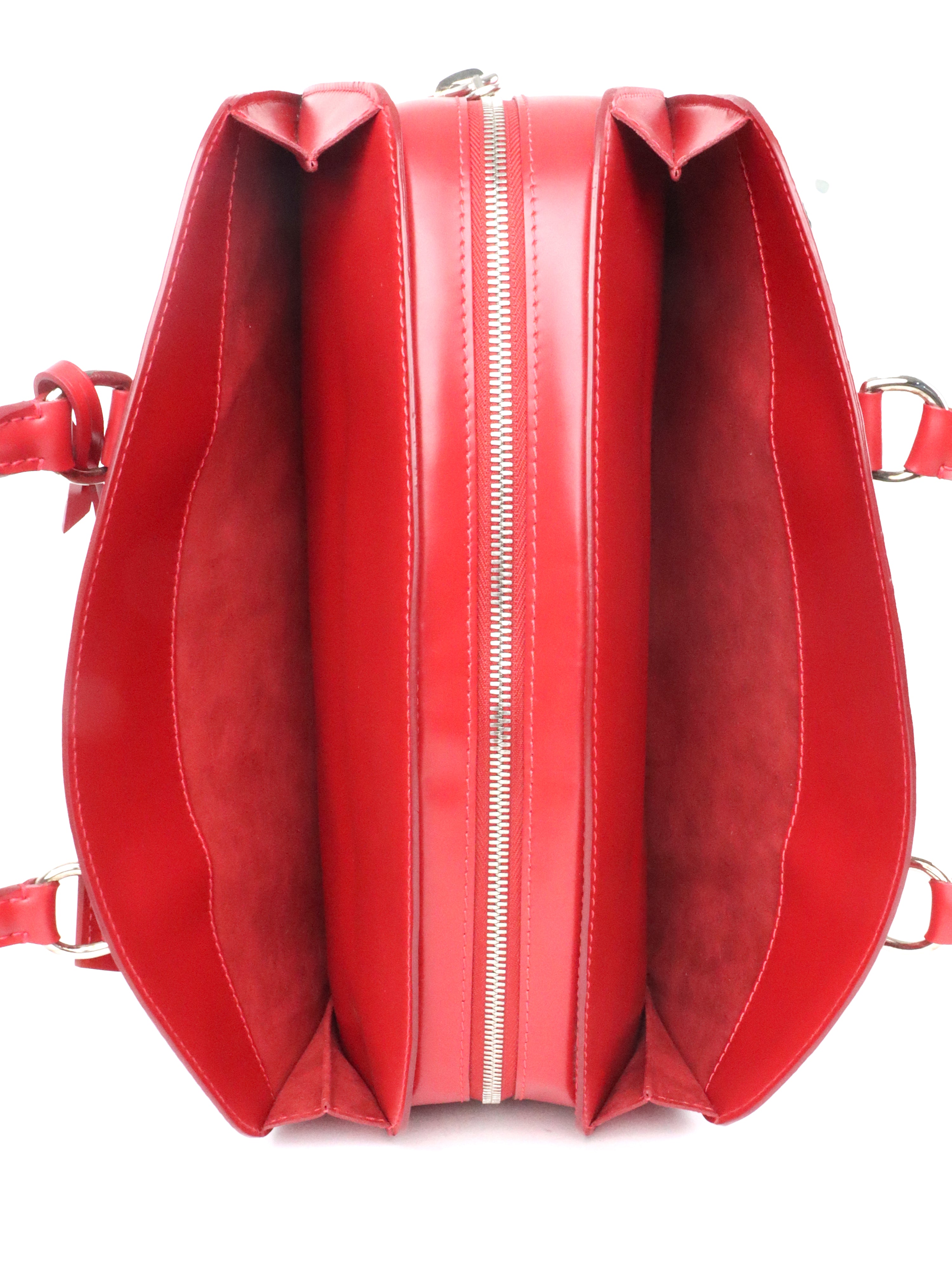Louis Vuitton Red Epi Leather Pont Neuf PM Handbag