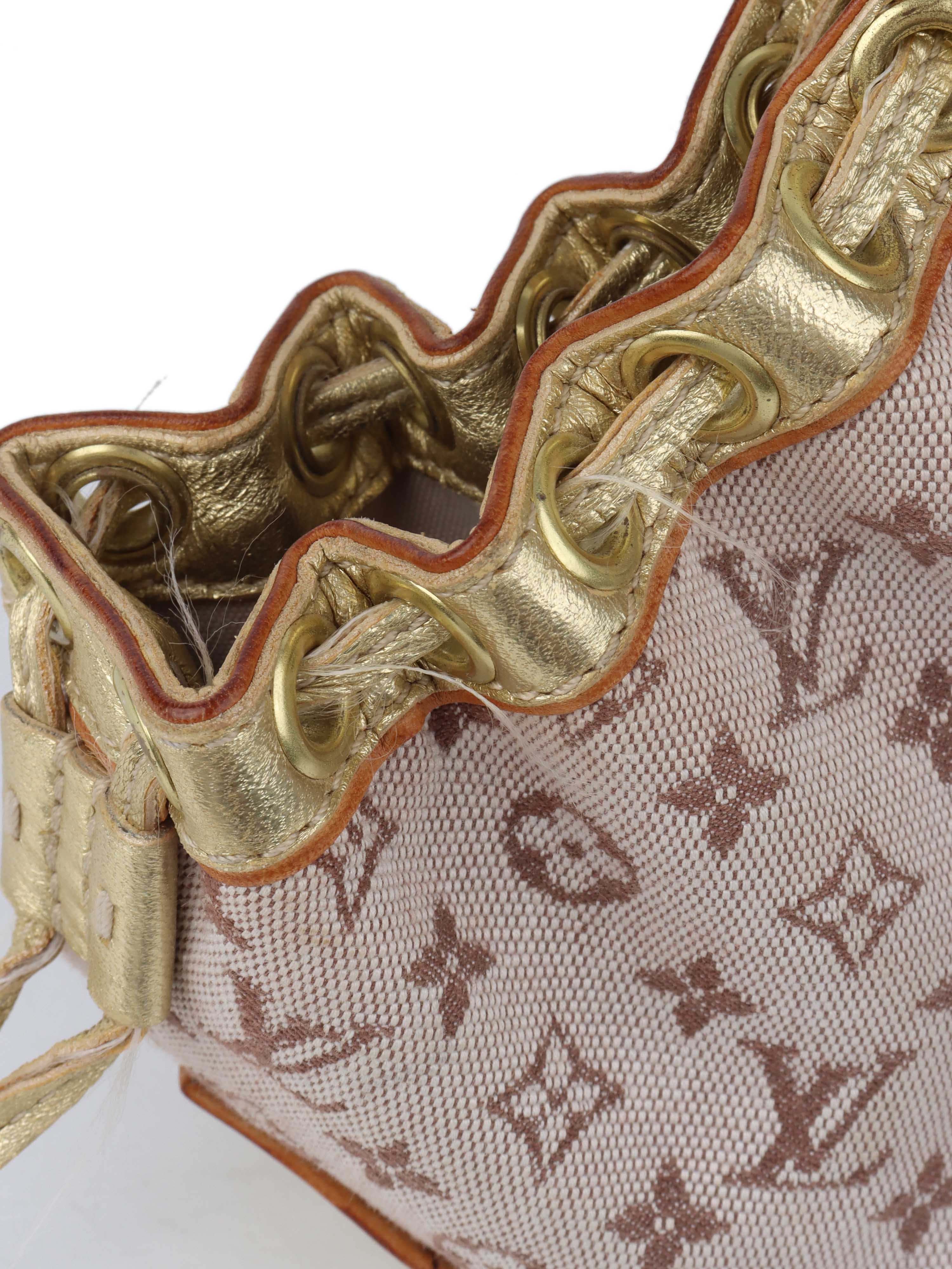 Louis Vuitton Vintage Gold Theda Bag