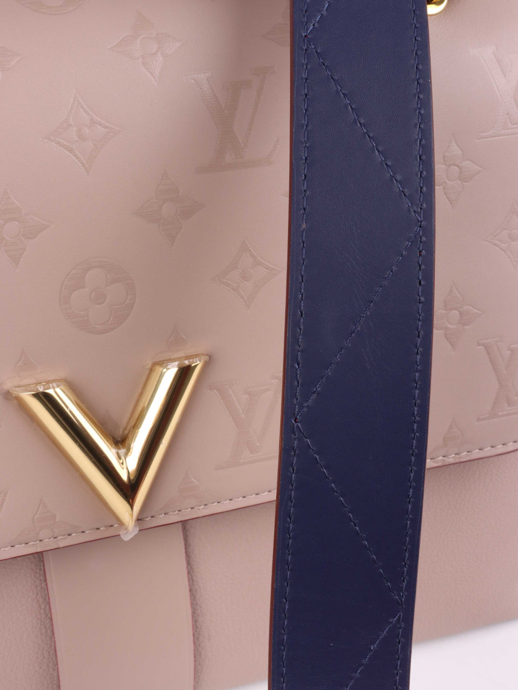 Louis Vuitton Taupe & Red Very One Handle Bag.