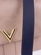 Louis Vuitton Taupe & Red Very One Handle Bag.