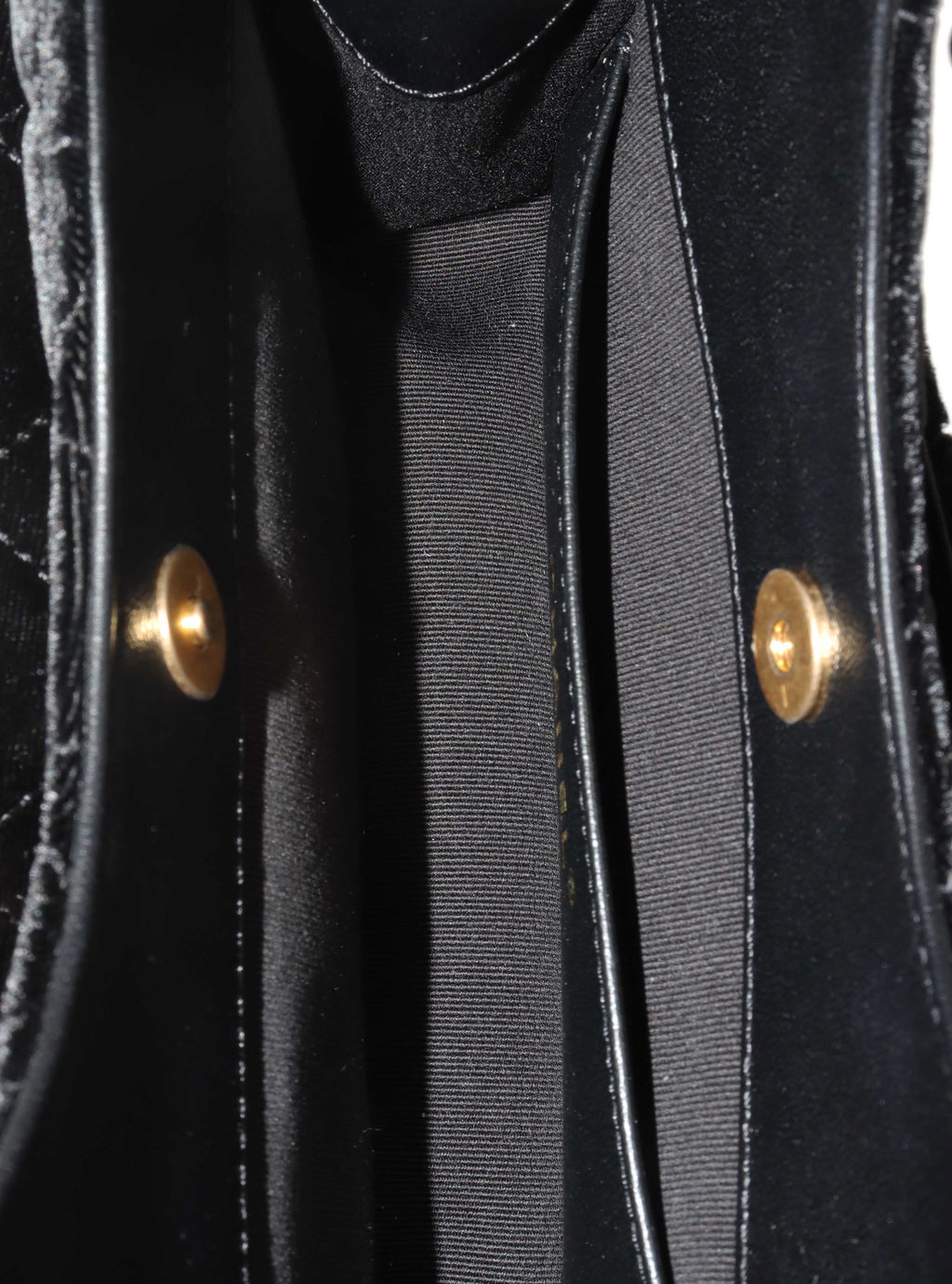 Chanel Black Small Quilted Velvet Wavy CC Hobo Bag.