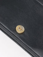 Chanel Black Caviar Boy Wallet On Chain GHW