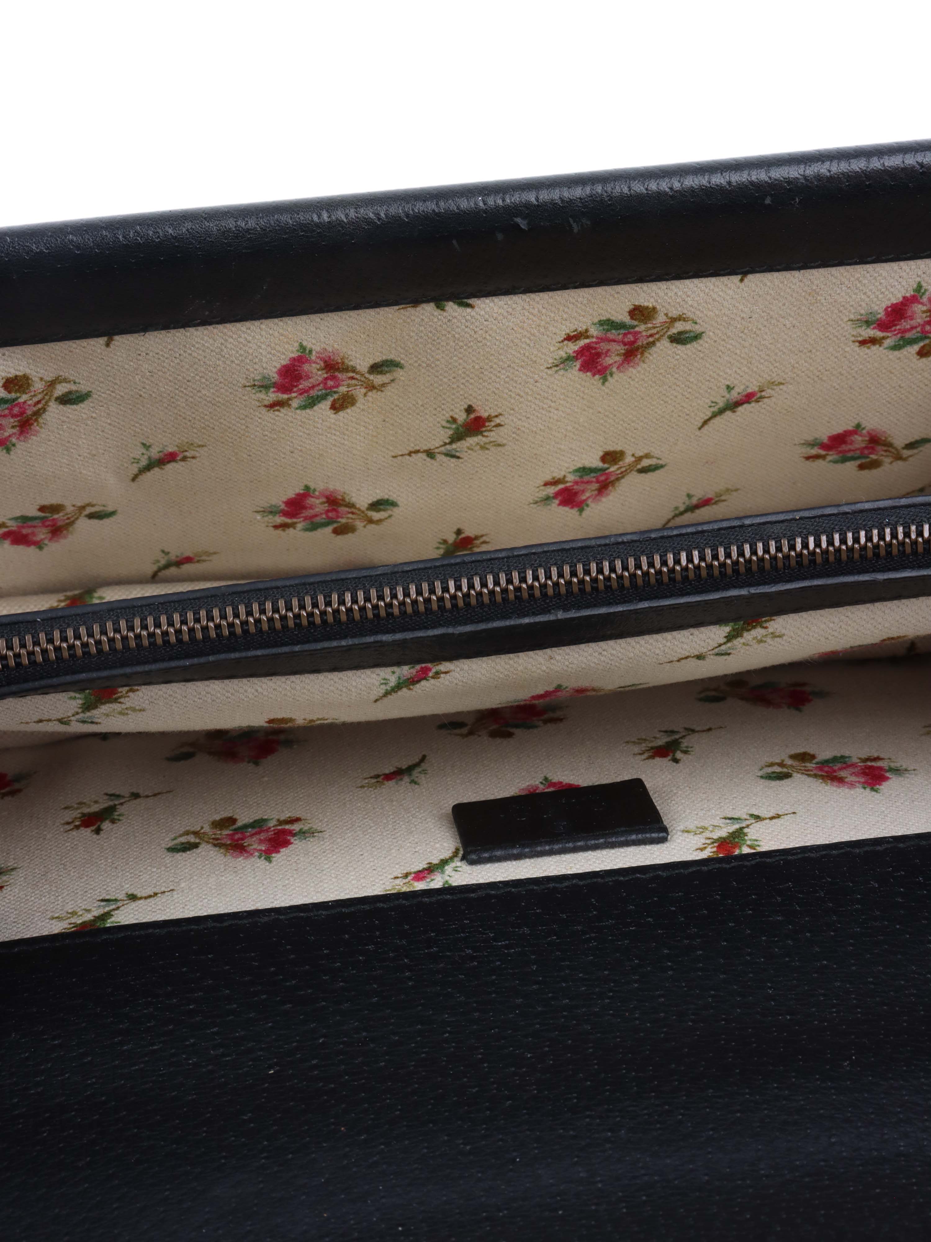 Gucci Small Black Dionysus Web Bag.