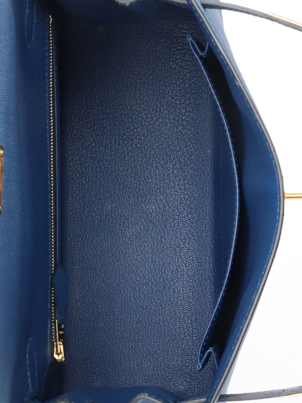 Hermes S4 Deep Blue Kelly 25 Epsom leather GHW Stamp D