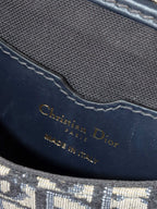 Dior Small Blue Oblique Bobby Bag.