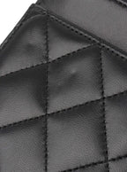 Chanel Black Lambskin Wallet on Chain SHW.