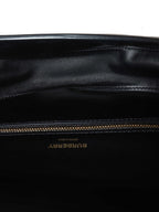 Burberry Small Black Quilted Olympia Shoulder Bag.