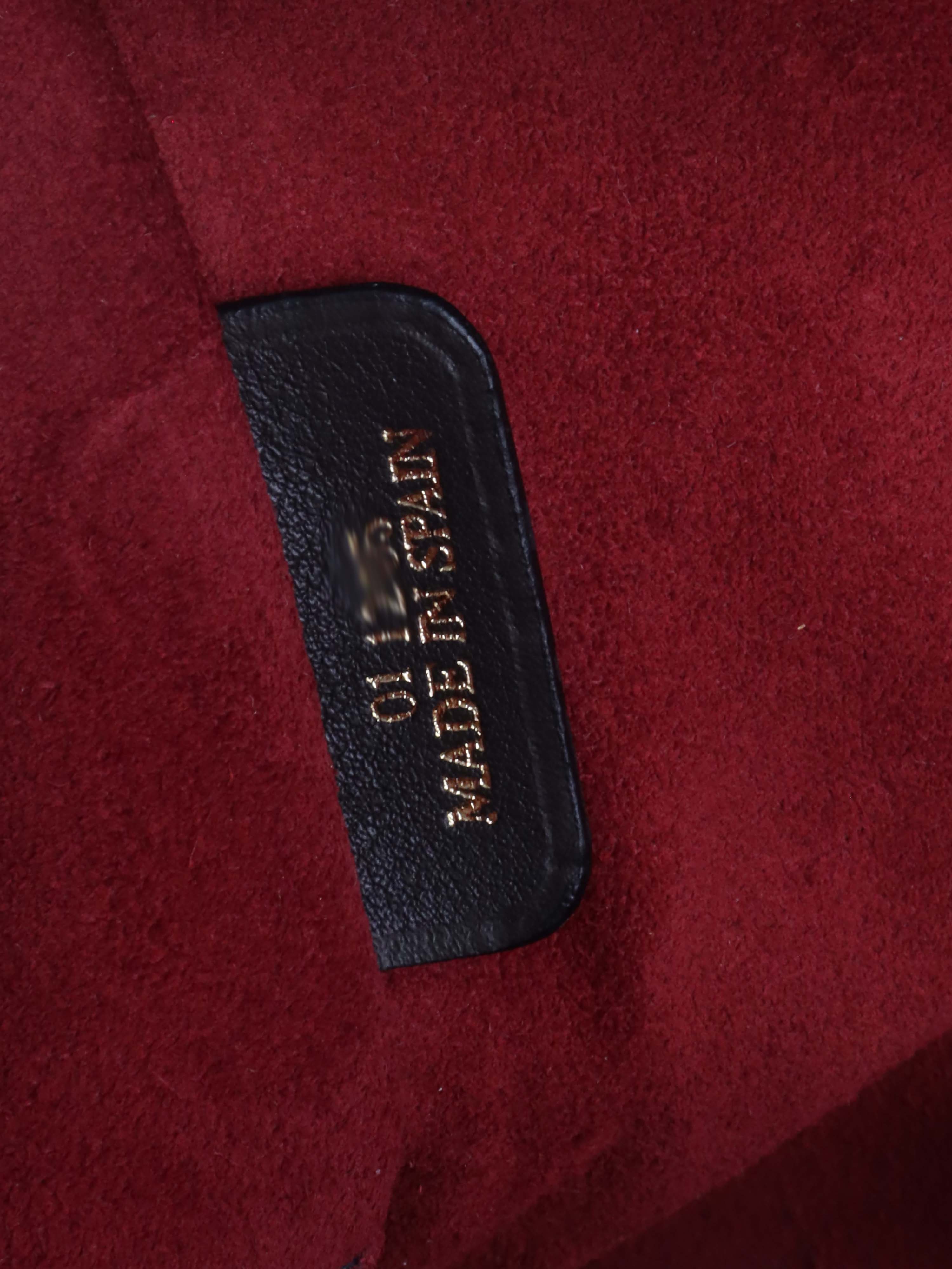 Loewe Amazona 36 Brown/beige with Green Top Handle.