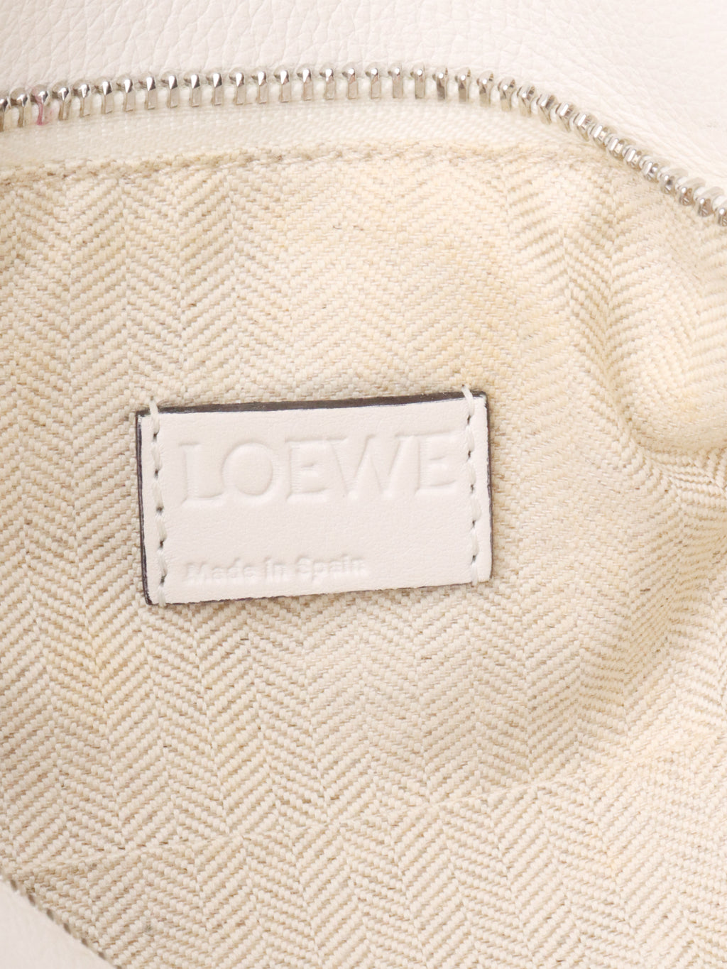 Loewe White Small Puzzle Bag