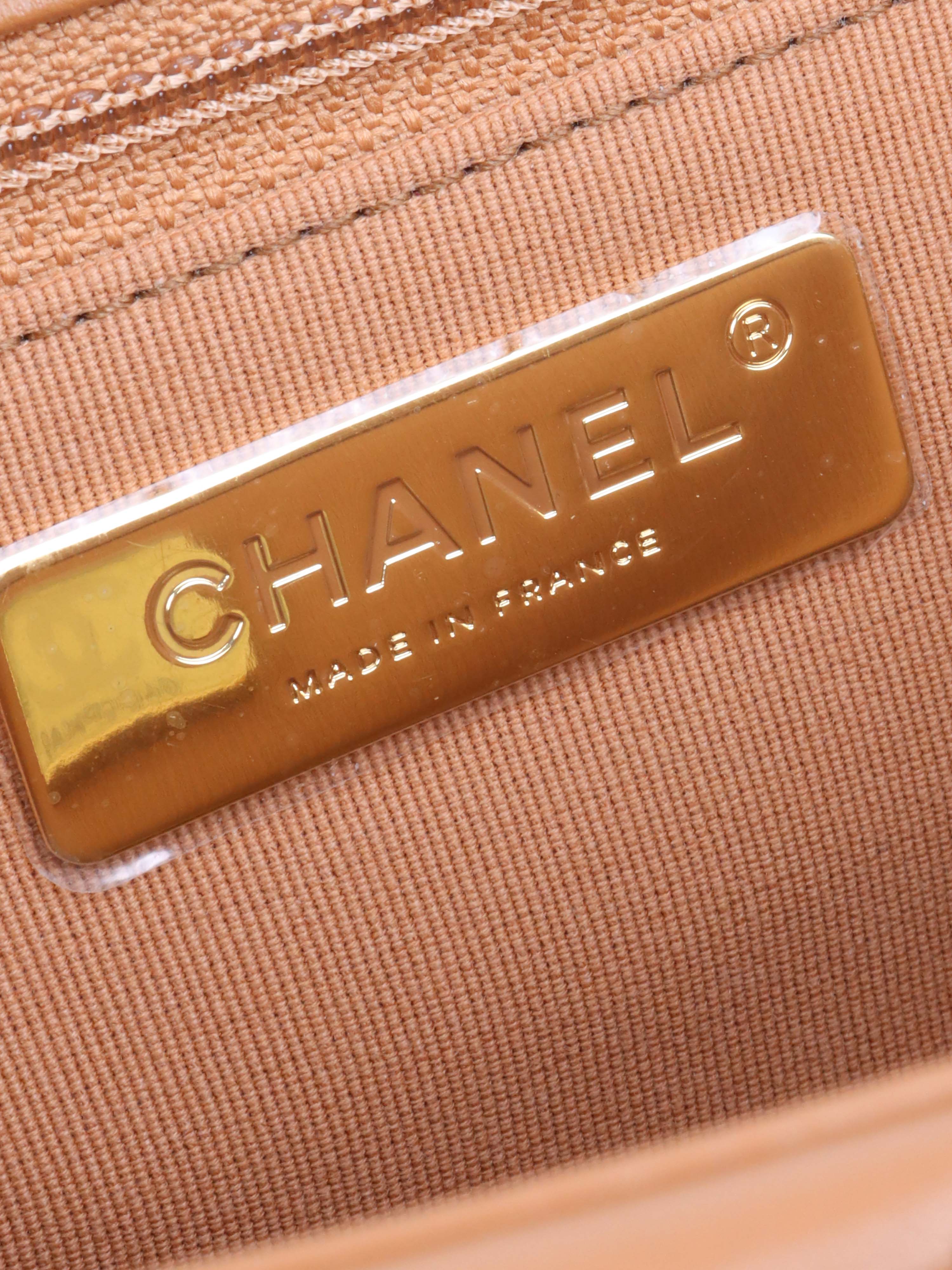 Chanel Caramel Small 19 Bag GHW