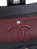 Chanel Black Medium Lambskin Classic Flap SHW.