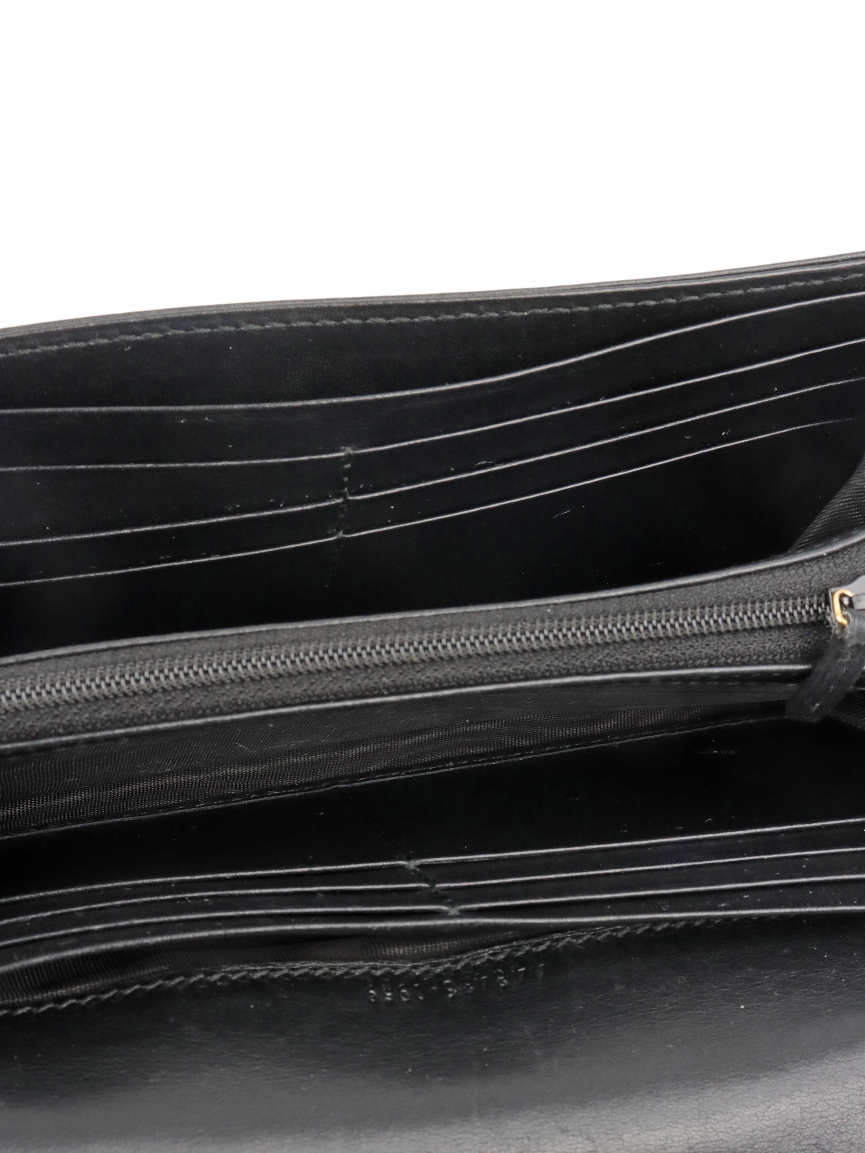 Gucci Marmont Quilted Leather Long Wallet