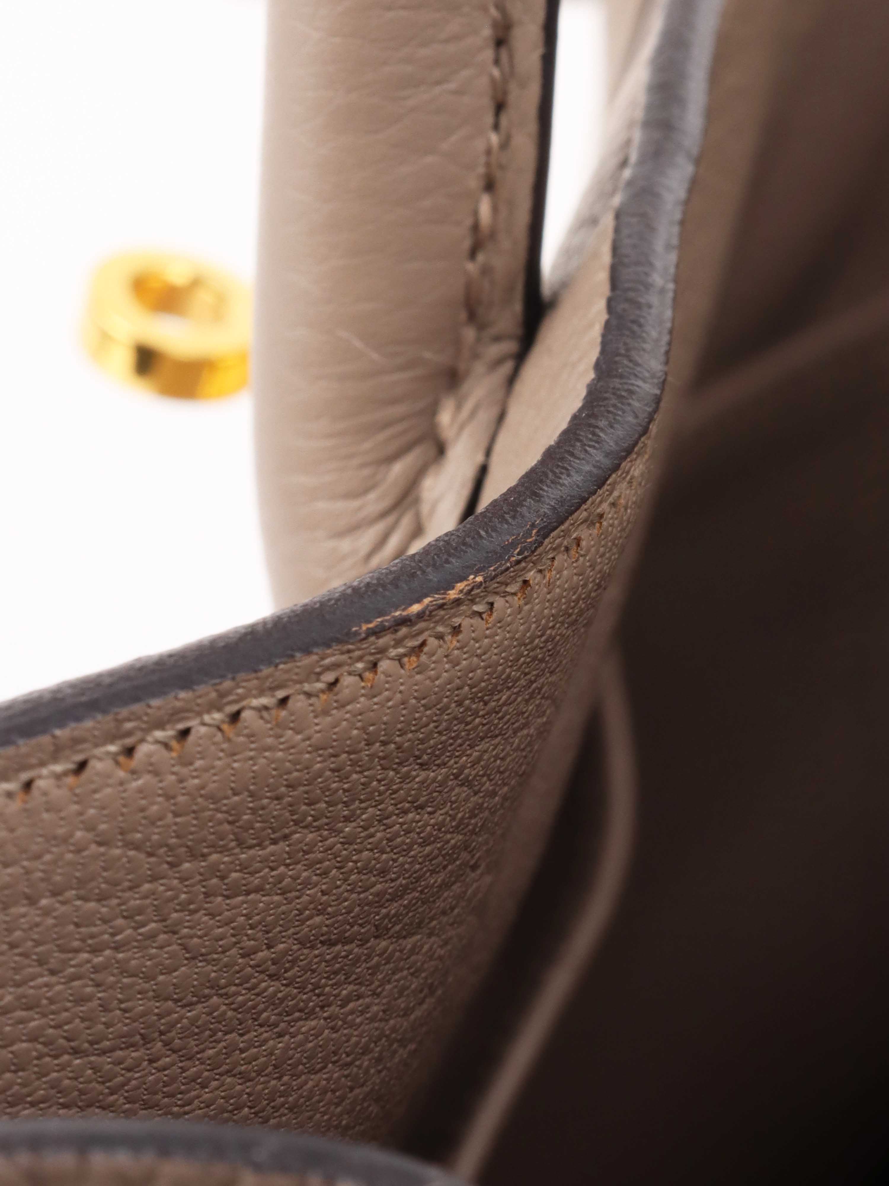 Hermes Birkin 30 Togo Gris Asphalt GHW.