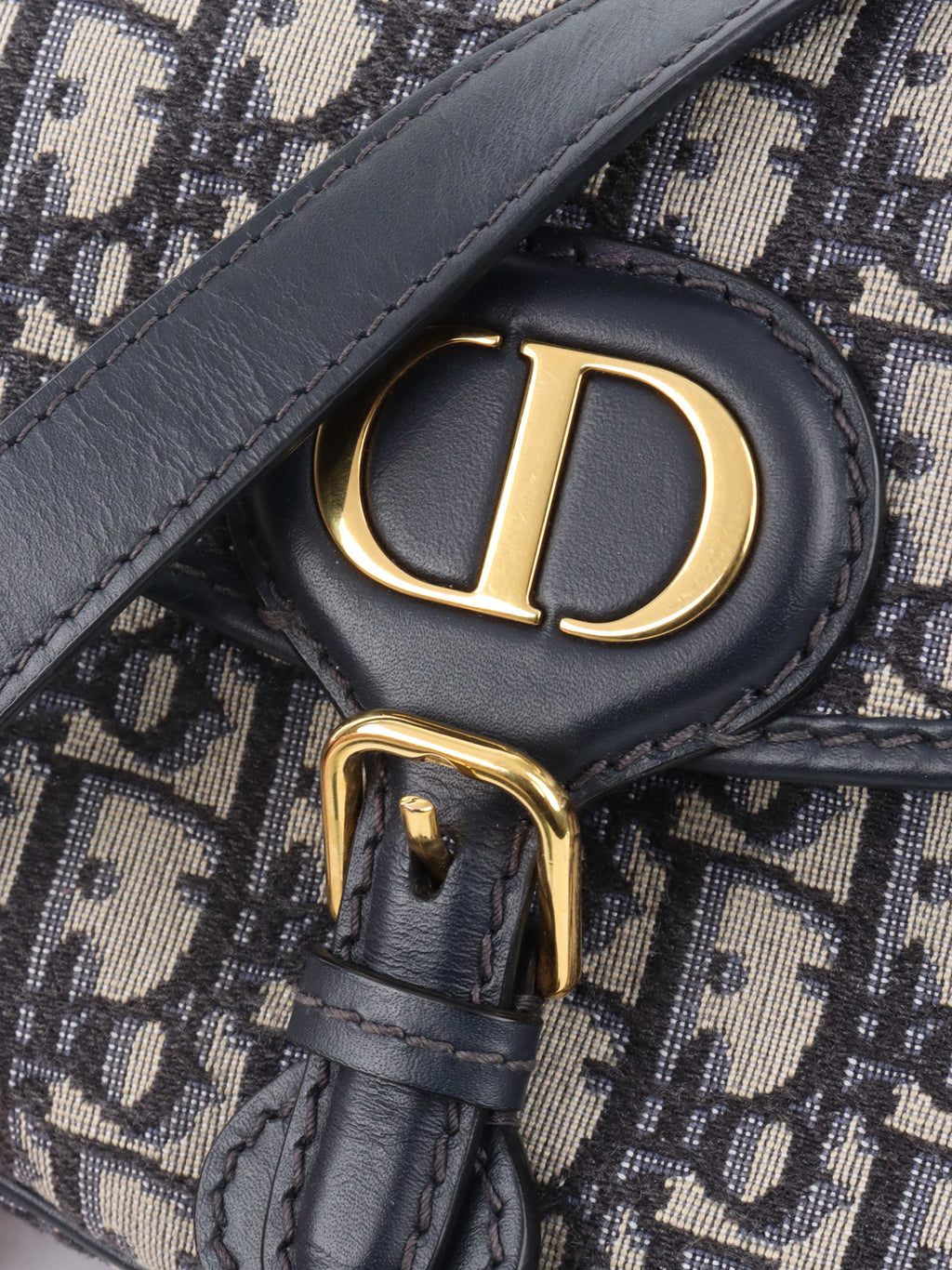 Dior Small Blue Oblique Bobby Bag.