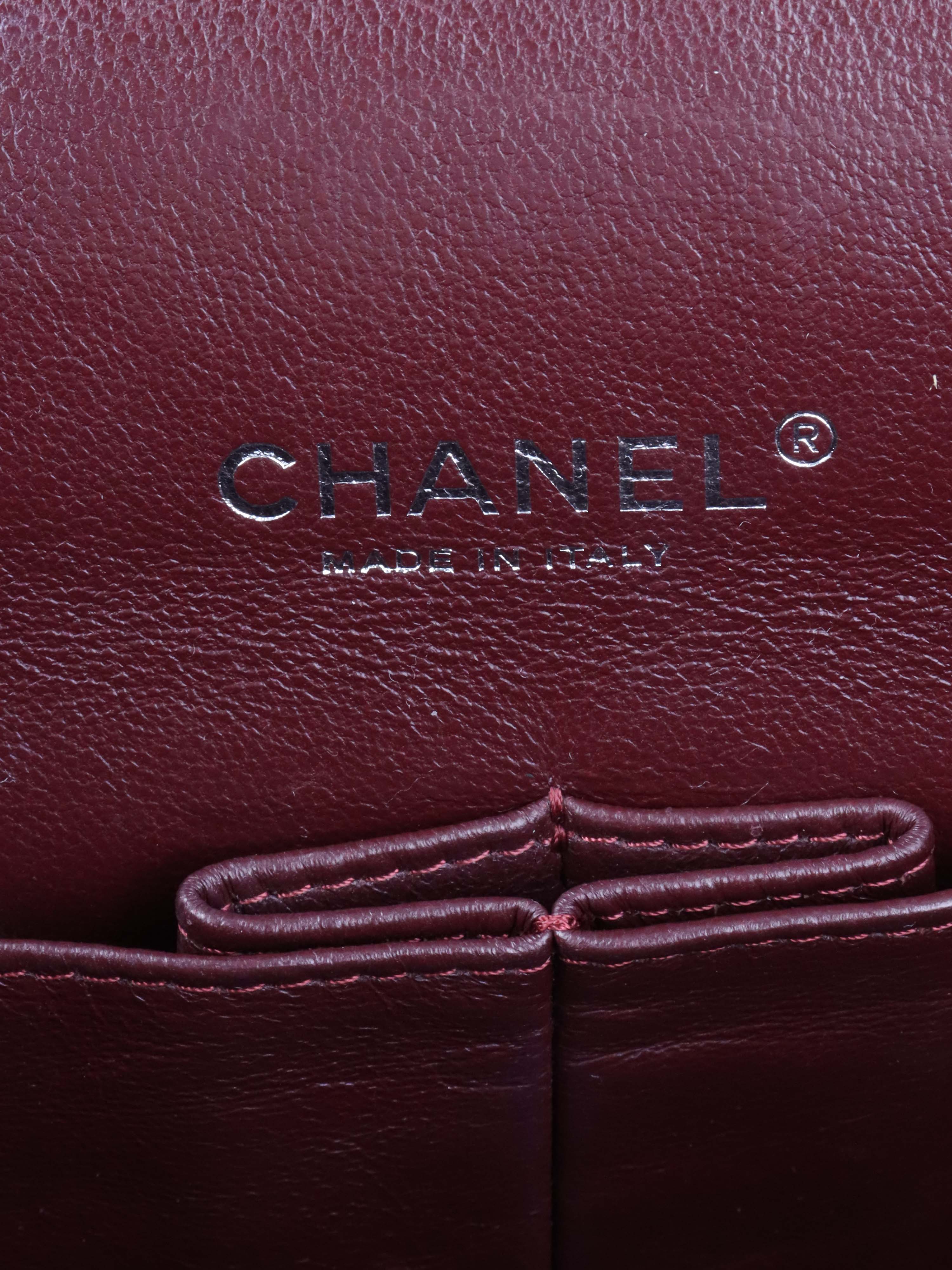 Chanel Black Caviar Maxi Double Classic Flap SHW.