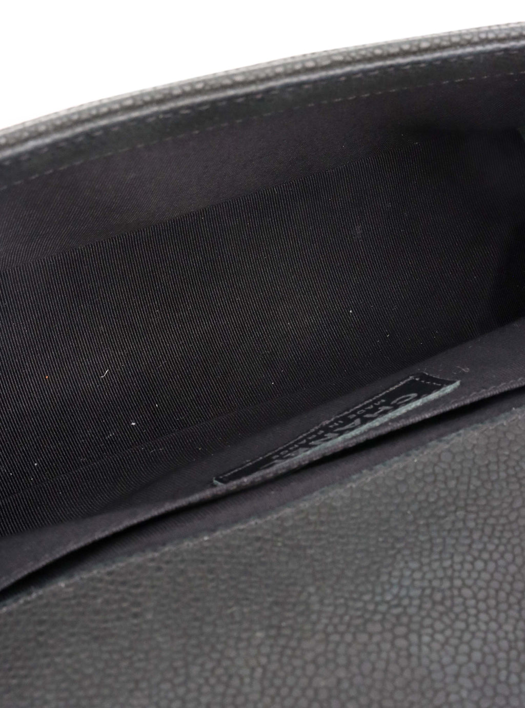 Chanel Black Medium Soft Caviar Boy Bag SHW.