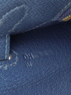 Hermes S4 Deep Blue Kelly 25 Epsom leather GHW Stamp D